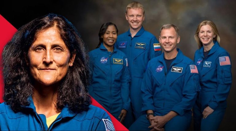 मस्क का स्पेसक्राफ्ट अंतर्राष्ट्रीय स्पेस स्टेशन (ISS) पहुंचा: रूस और अमेरिका के एस्ट्रोनॉट सवार, सुनीता विलियम्स और बुच विल्मोर को लेकर लौटेगा