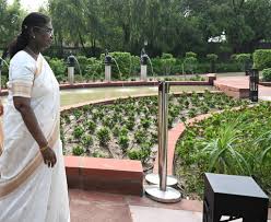 अमृत उद्यान में तीन नए आकर्षण जुड़े, राष्ट्रपति द्रौपदी मुर्मु ने किया उद्घाटन